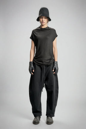 BLACK BALLOON FRENCH TERRY PANTS