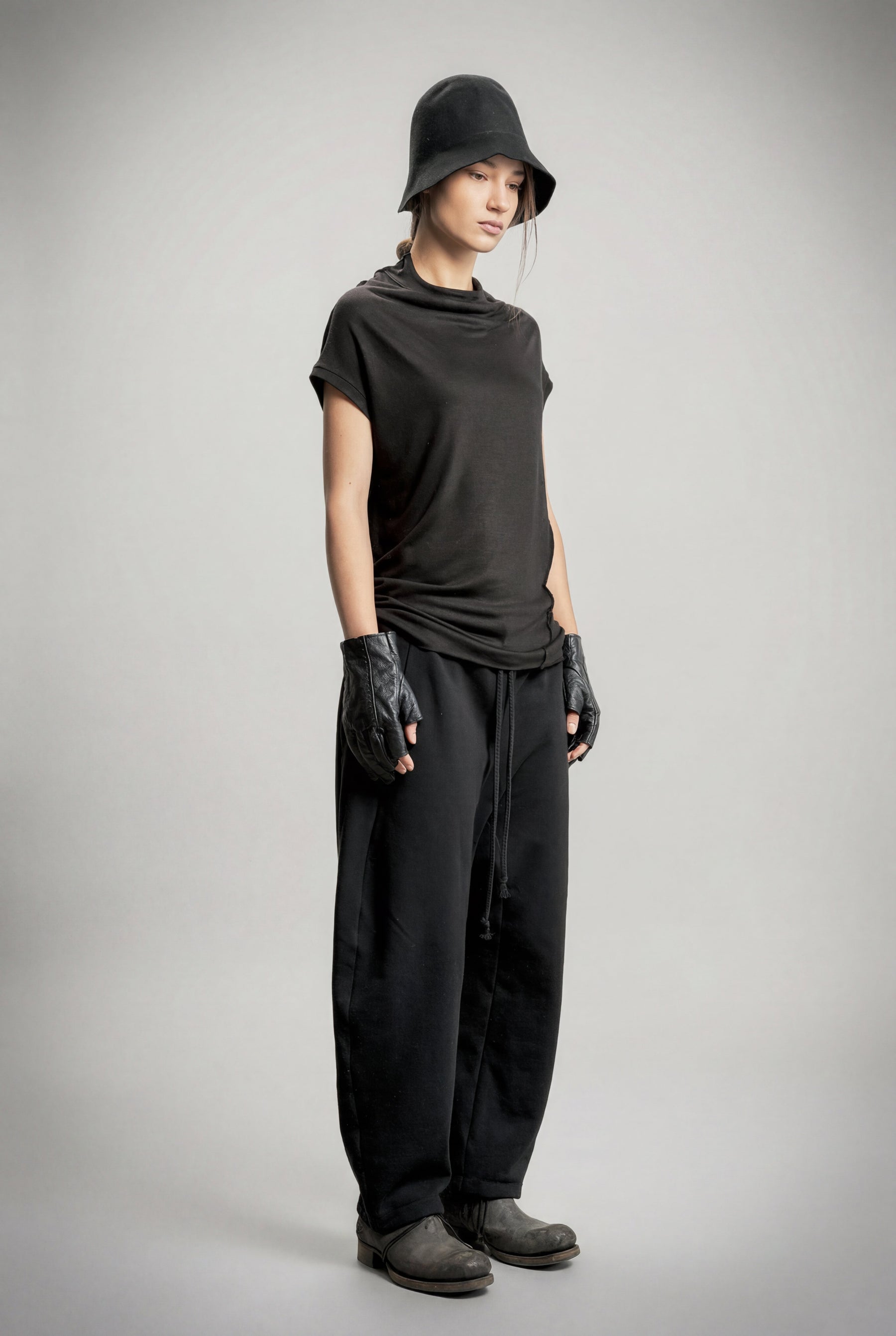 BLACK BALLOON FRENCH TERRY PANTS