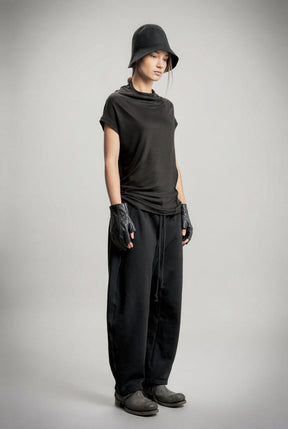 BLACK BALLOON FRENCH TERRY PANTS