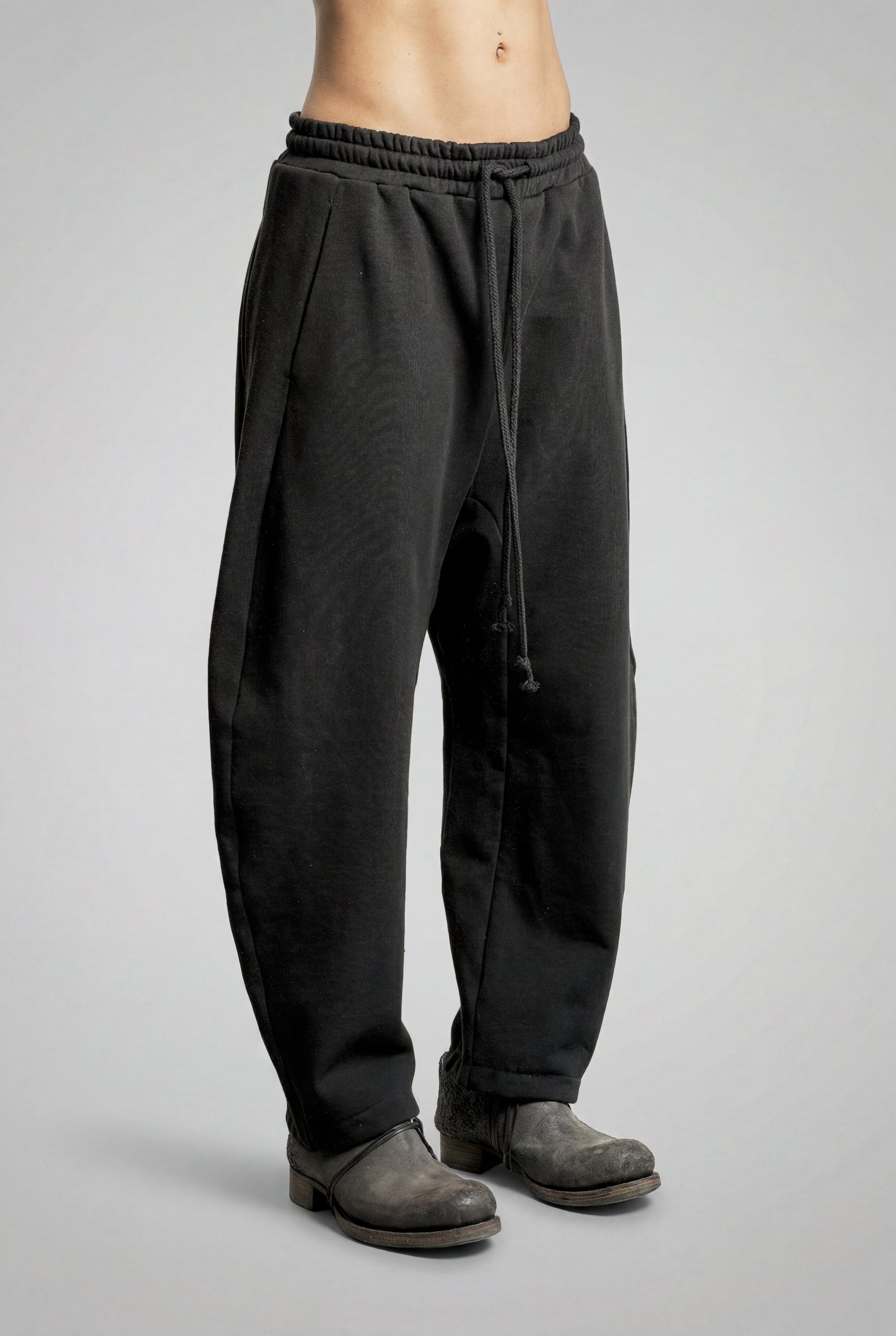 BLACK BALLOON FRENCH TERRY PANTS