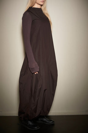 LONG SLEEVED DISTORTED MAXI DRESS