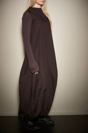 LONG SLEEVED DISTORTED MAXI DRESS