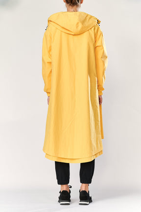 HIGN NECK PARKA - YELLOW