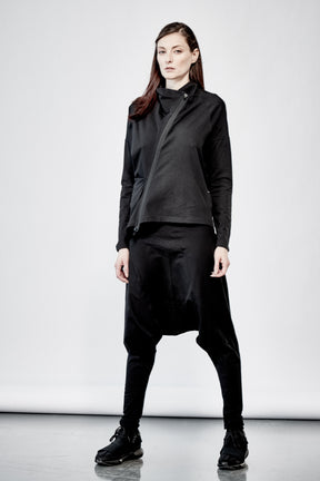 URBAN ASYMMETRICAL BLACK JACKET