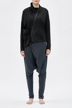 URBAN ASYMMETRICAL BLACK JACKET