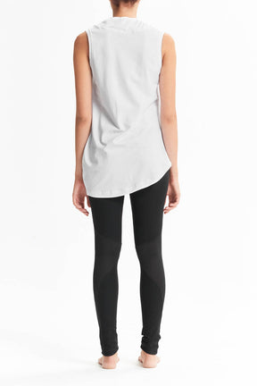 DRAPE COLLAR TANK TOP