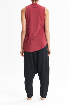 DRAPE COLLAR TANK TOP