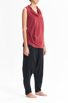 DRAPE COLLAR TANK TOP