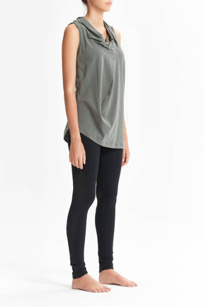 DRAPE COLLAR TANK TOP