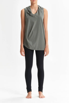 DRAPE COLLAR TANK TOP