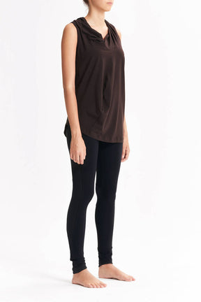 DRAPE COLLAR TANK TOP