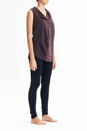 DRAPE COLLAR TANK TOP