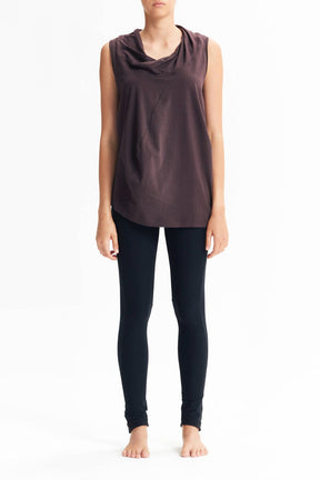 DRAPE COLLAR TANK TOP
