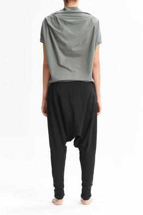 OVERSIZED ASYMMETRICAL SHORT SLEEVED TOP