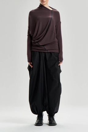 REVERSIBLE LONG SLEEVED TOP