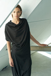 OVERSIZED SHORT SLEEVED BAT TOP