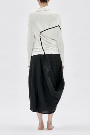 REVERSIBLE LONG SLEEVED TOP