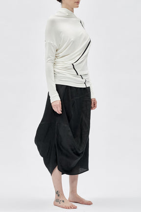 REVERSIBLE LONG SLEEVED TOP