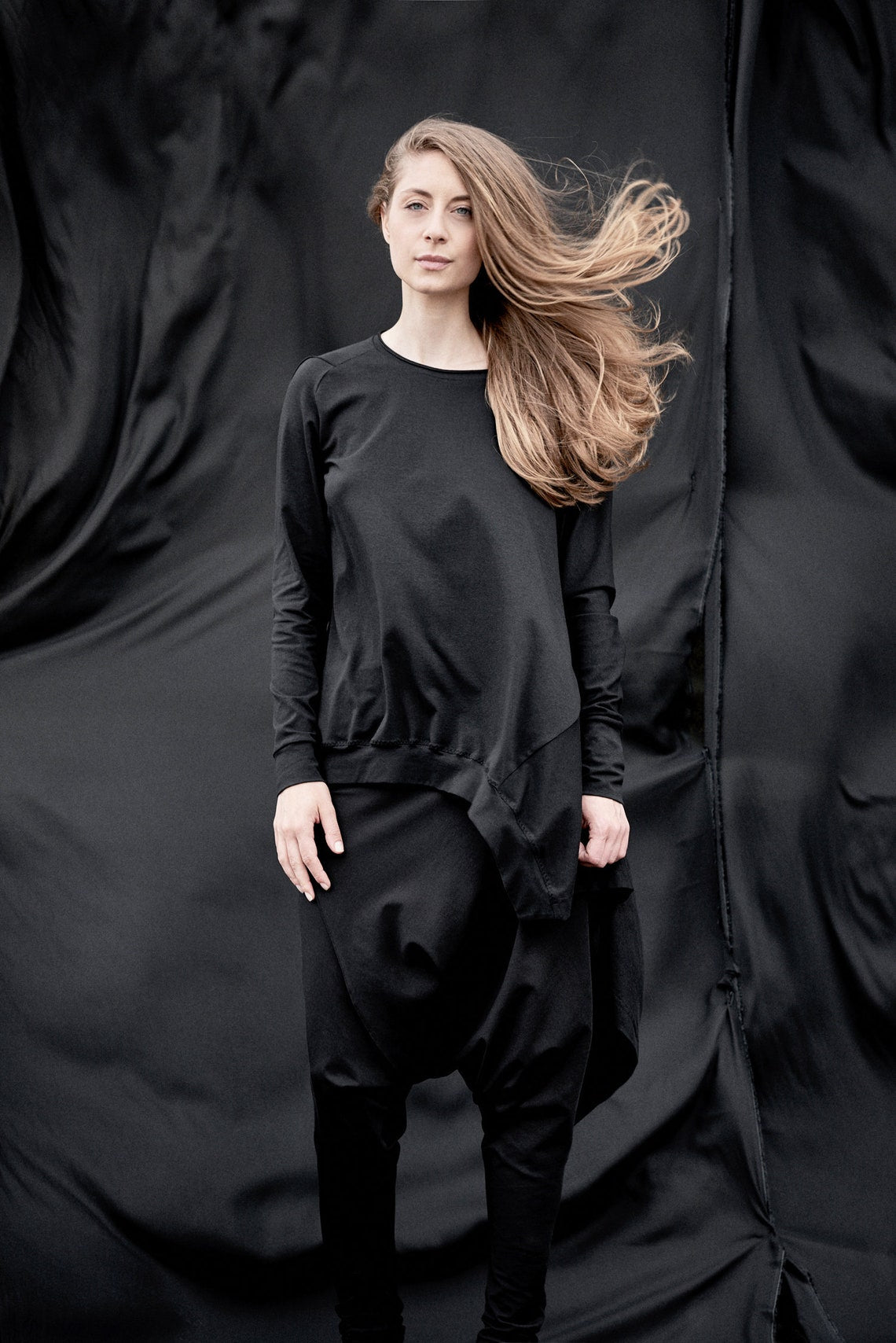 ASYMMETRICAL TUNIC TOP