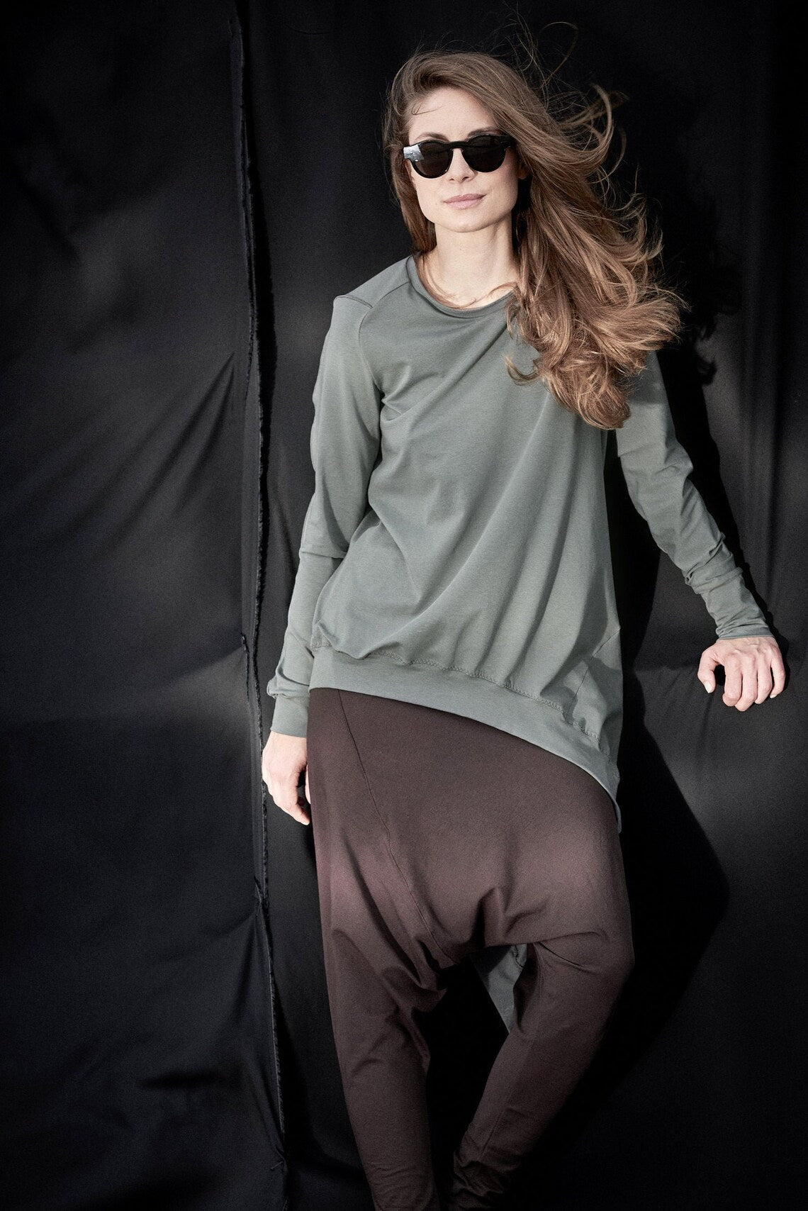 ASYMMETRICAL TUNIC TOP