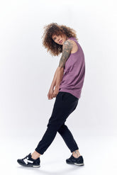 DRAPE COLLAR TANK TOP