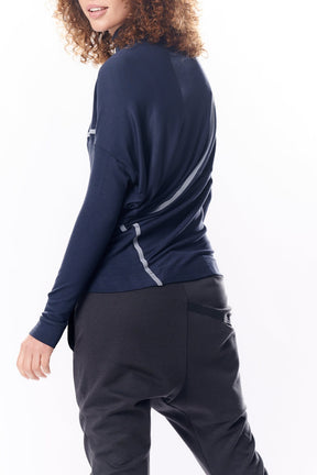 REVERSIBLE LONG SLEEVED TOP