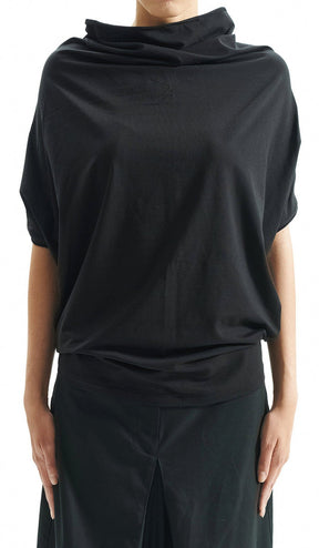 OVERSIZED SHORT SLEEVED BAT TOP