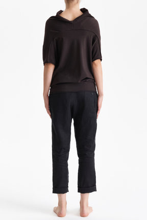 OVERSIZED SHORT SLEEVED BAT TOP
