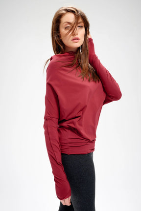 OVERSIZED LONG SLEEVED BAT BLOUSE