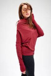 OVERSIZED LONG SLEEVED BAT BLOUSE