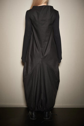 LONG SLEEVED DISTORTED MAXI DRESS