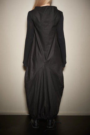 LONG SLEEVED DISTORTED MAXI DRESS